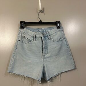 Like-new higher high rise sky-hi a-line size 2 old navy shorts